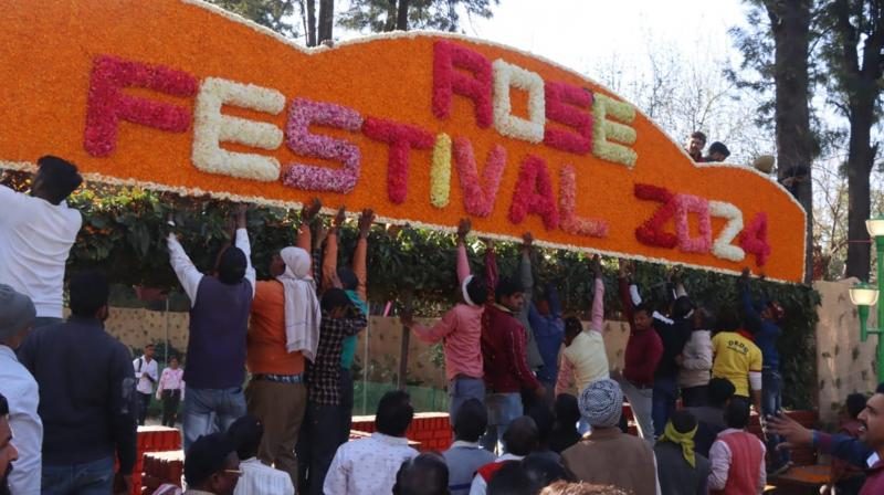 Rose Festival 2024 in Chandigarh's Zakir Hussain Rose Garden